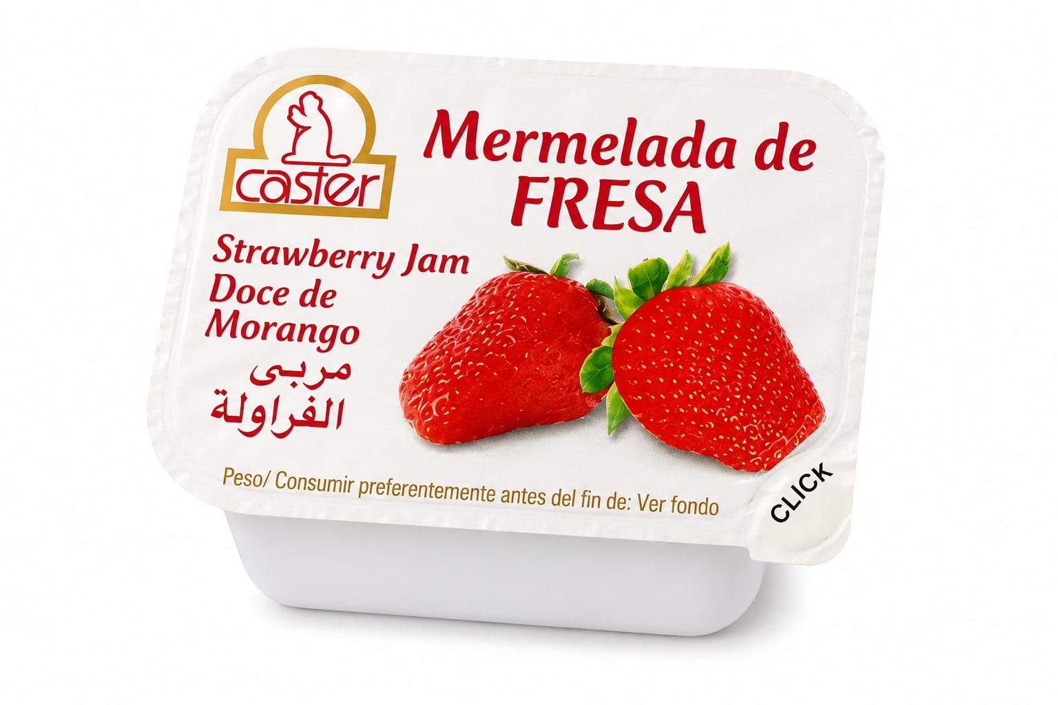 Mermelada fresa caster 14 gr