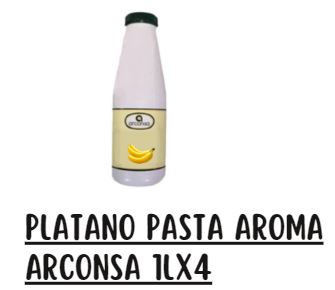 Platano pasta aroma arconsa 1 kg