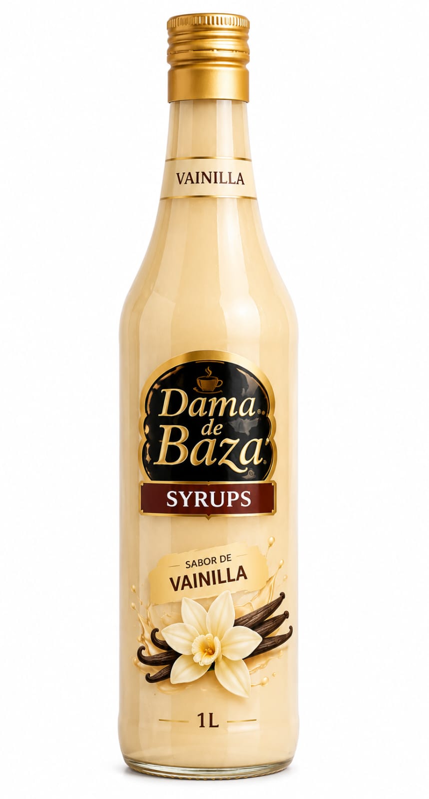 Sirope vainilla dama 1l