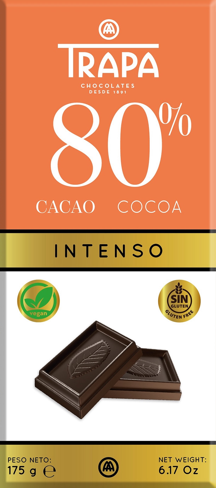  Trapa Intenso 80% noir