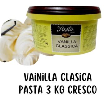 Vainilla clasica pasta crema cresco 3 kg